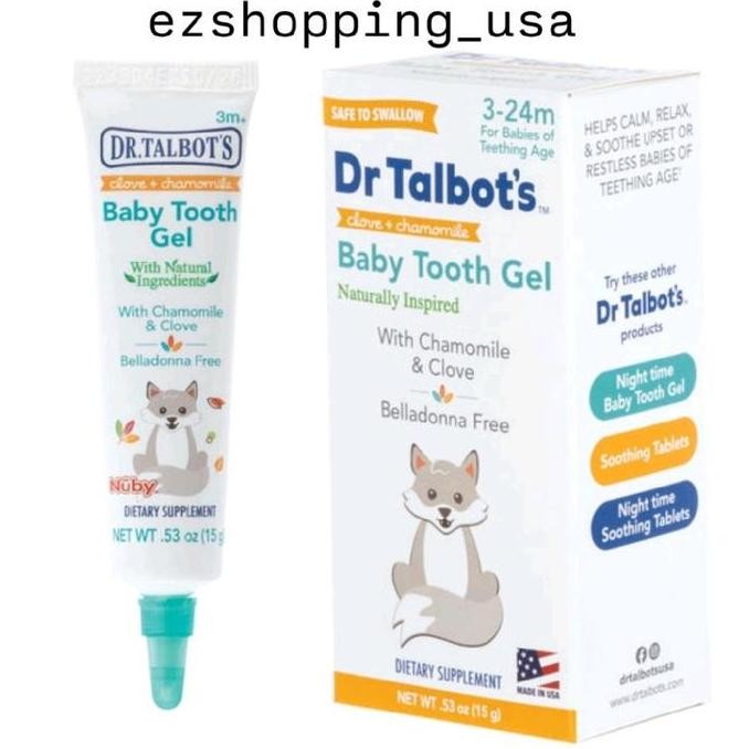 Terbaru Dr. Talbot'S Baby Tooth Gel Adalah Gel Pereda Nyeri Tumbuh Gigi Yang Dirancang Untuk Bayi Us