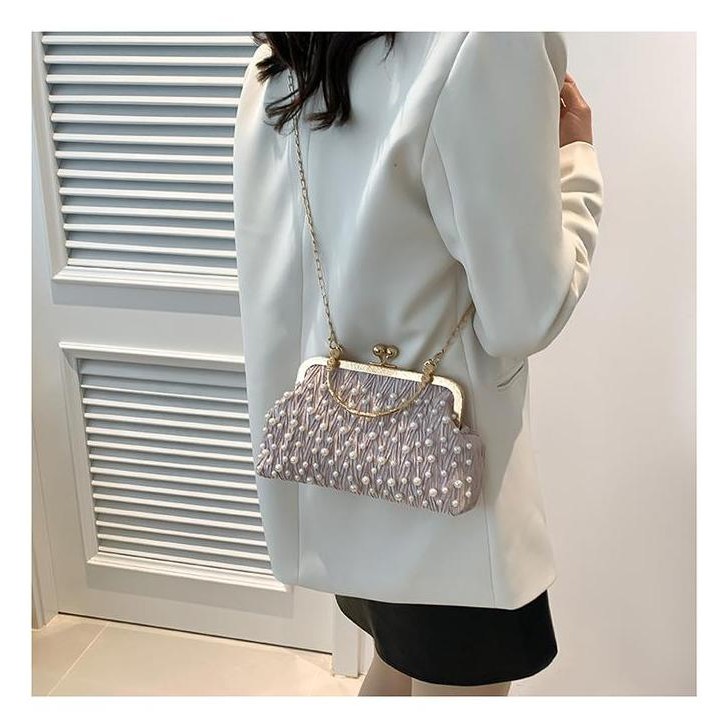 Tas Pesta Muat HP - Tas Pesta Mutiara - Party Bag Pearl - Tas Pesta Wanita Mutiara 937