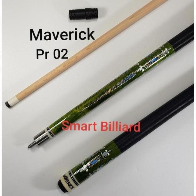 !!! Maverick Pool Cue PR-02 - Premium Maple Stick Billiard Stik TERBAIK