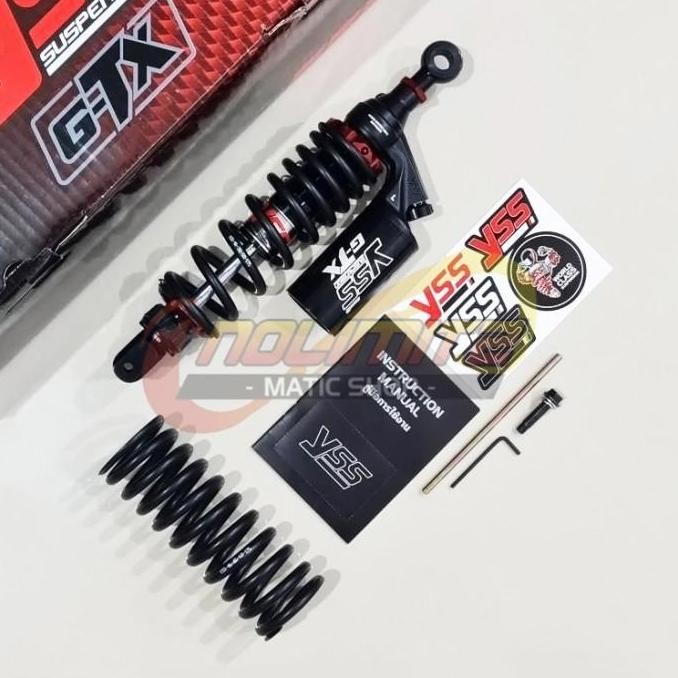 Shock YSS G-TX Smooth Black Series 330mm Honda Vario Beat Scoopy Genio