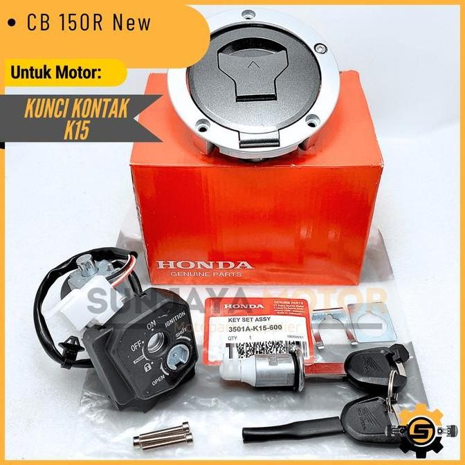 Kunci Kontak Set K15 Keyset Original Honda CB150R New CB 150R LED Kunci Motor 1 Set Key Set Konci Mo