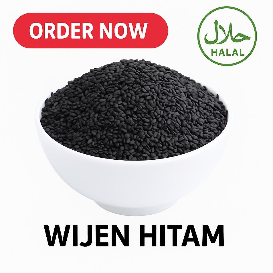 

Wijen Hitam Mentah Gr