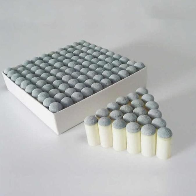100pcs Cue Tip Billiard Slip On 12mm 13mm Selongsong Tip Tongkat Biliar Ganti Ujung Stick Tanpa Lem 