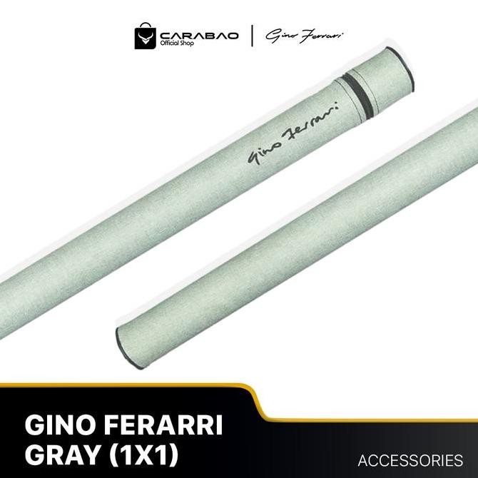 Gino Ferarri Cue Case Gray (1x1) - Cue Case Billiard MURAH