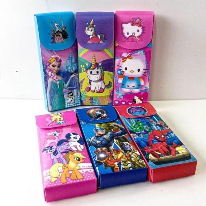 

(24pc) KOTAK PENSIL RAKIT PLASTIK / PENCIL CASE ANAK ANAK MURAH Stationery Hm