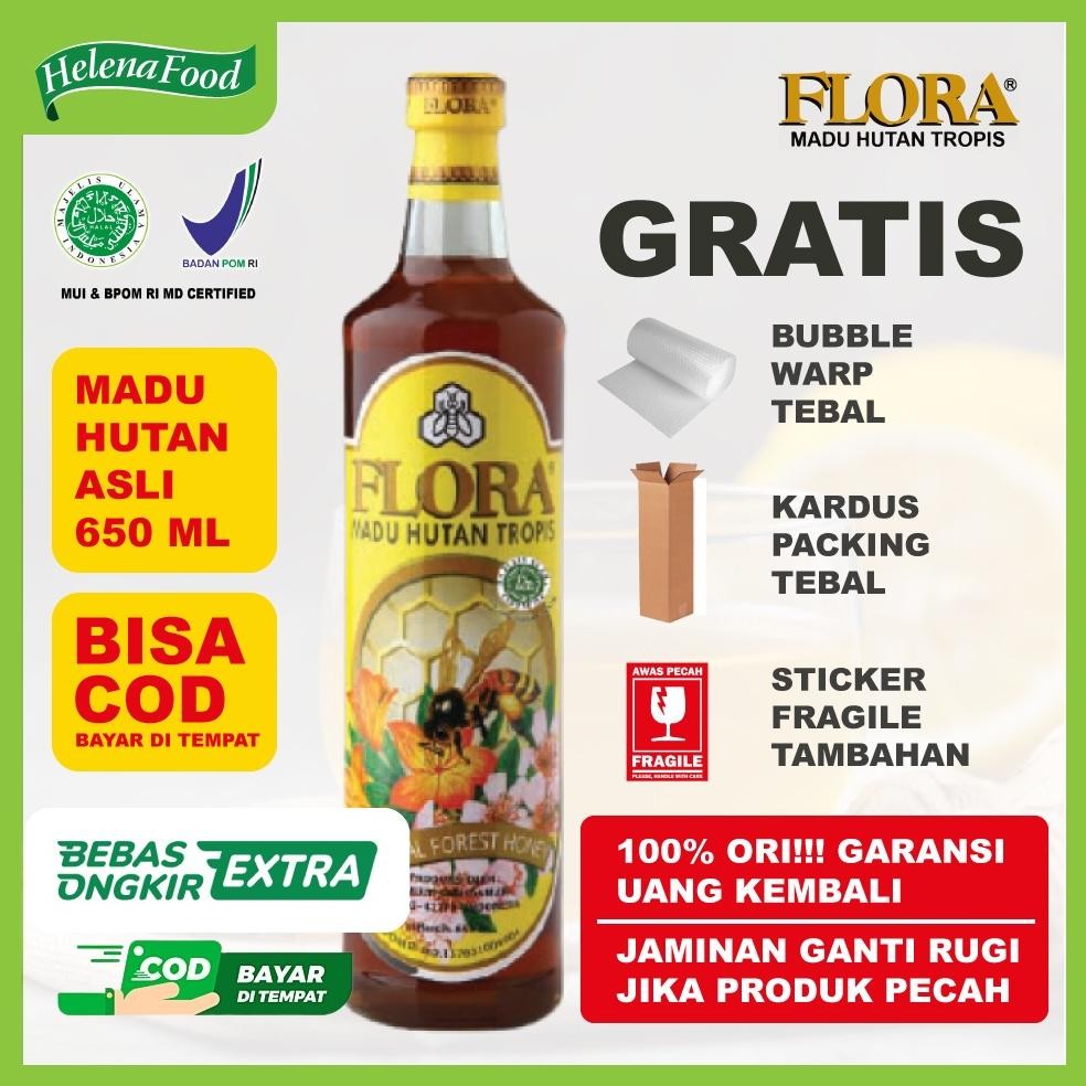 

(Terbaru) MADU HUTAN asli 650 ml MADU Flora Tropis - BPOM & Halal (Terlaris)