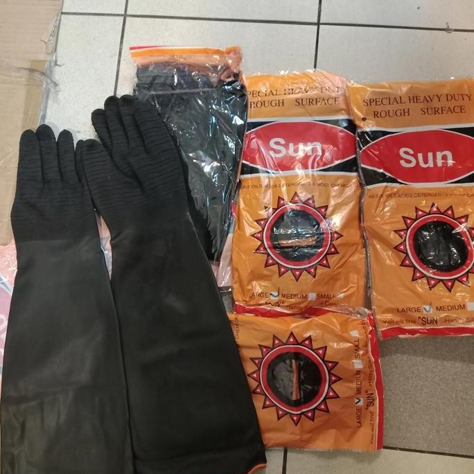 Sarung Tangan Karet Hitam Sun 21 Inc