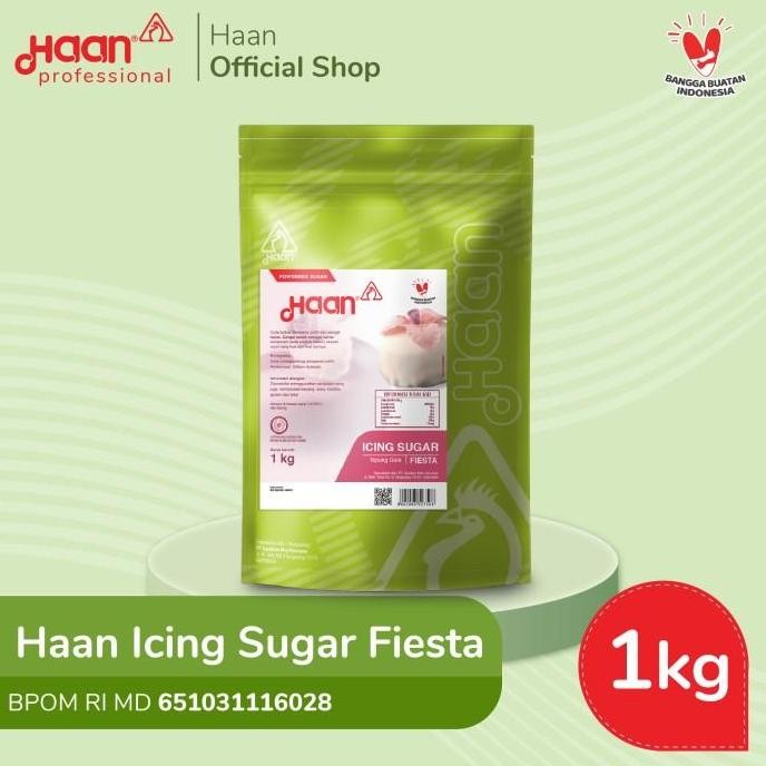 

Baru Haan Icing Sugar Fiesta 1kg - Gula Halus untuk Kue & Topping