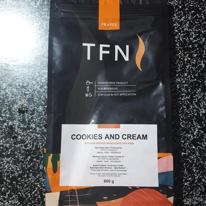 

Baru Toffin Frappe Cookies and Cream 800gr - Bubuk Minuman Premium