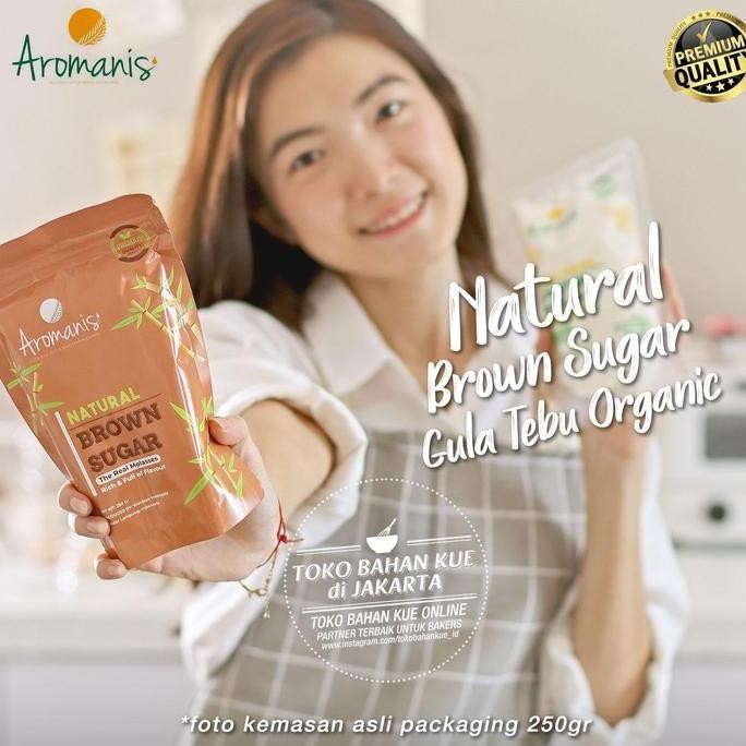 

Baru Aromanis Gula Tebu 250gr Organic Molasses Brown Sugar Premium