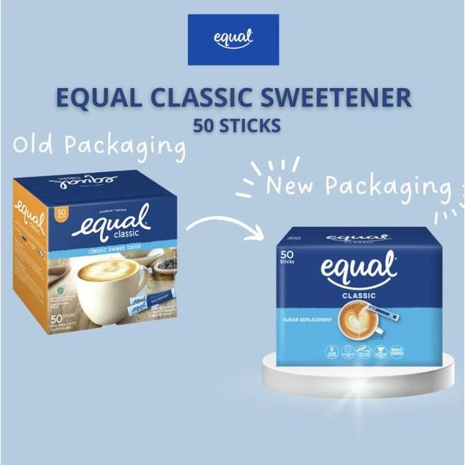 

Baru Equal Classic Sweetener - Pemanis Zero Kalori Pengganti Gula