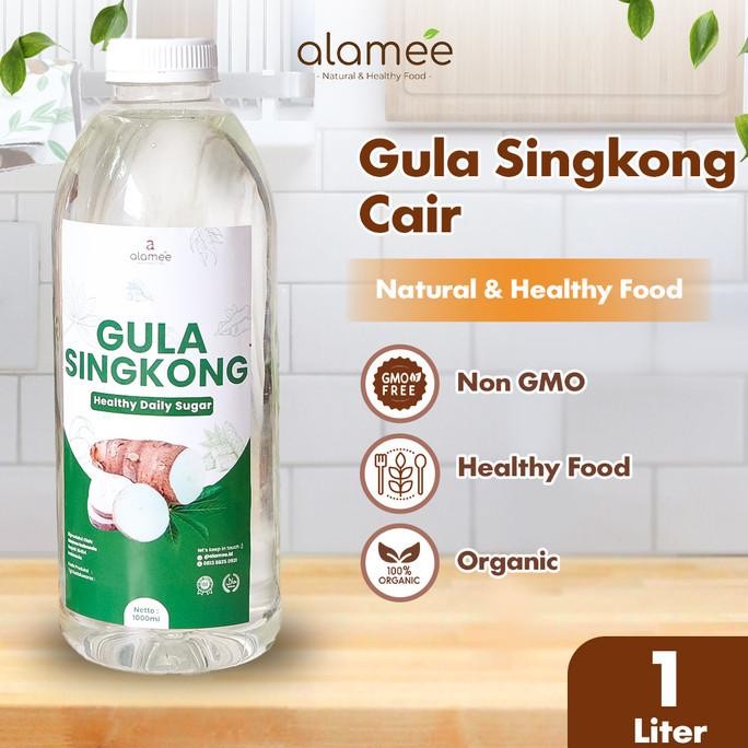 

Baru Gula Singkong Organik 1000 ml - Cair Rendah Kalori Pemanis Diet