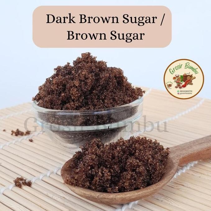 

Baru Gula Brown Sugar Dark 250gr - Gula Aren Bubuk Kue dan Minuman