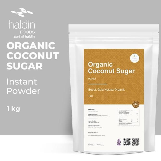 

Baru Haldinfoods Gula Kelapa Bubuk 1Kg - Palm Sugar Alami dan Organik