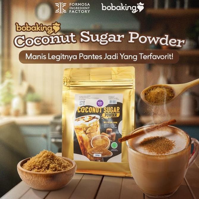 

Baru Boba King Coconut Sugar Powder | Gula Kelapa Bubuk Premium