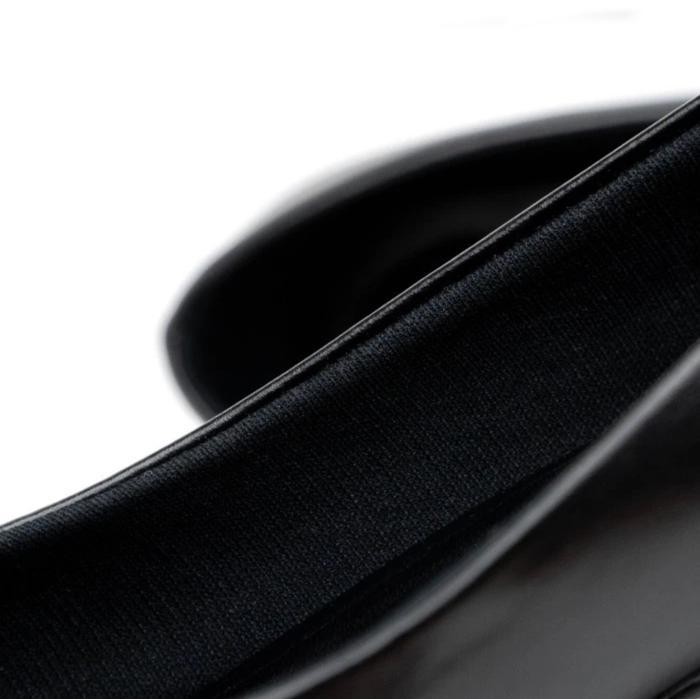 Uw Sepatu Pantofel Kerja Wanita 5Cm Shoes Heels Canvas Hitam