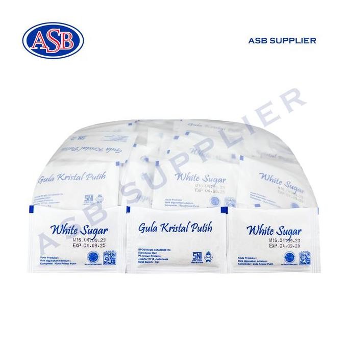 

Baru White Sugar Sachet Gula Putih Saset Isi 250 Pcs Praktis
