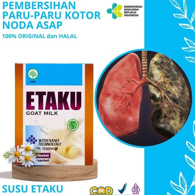 

Murah Susu Etaku Untuk Pembersih Paru-Paru Kotor Basah, Sesak Nafas, Asma, Tbc, Pneumonia,Susu Tinggi Kalsium Halal Bpom