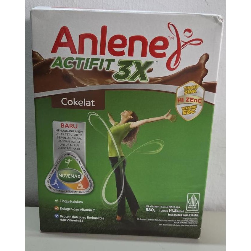 

Sale Anlene Actifit 3X 580G Cokelat