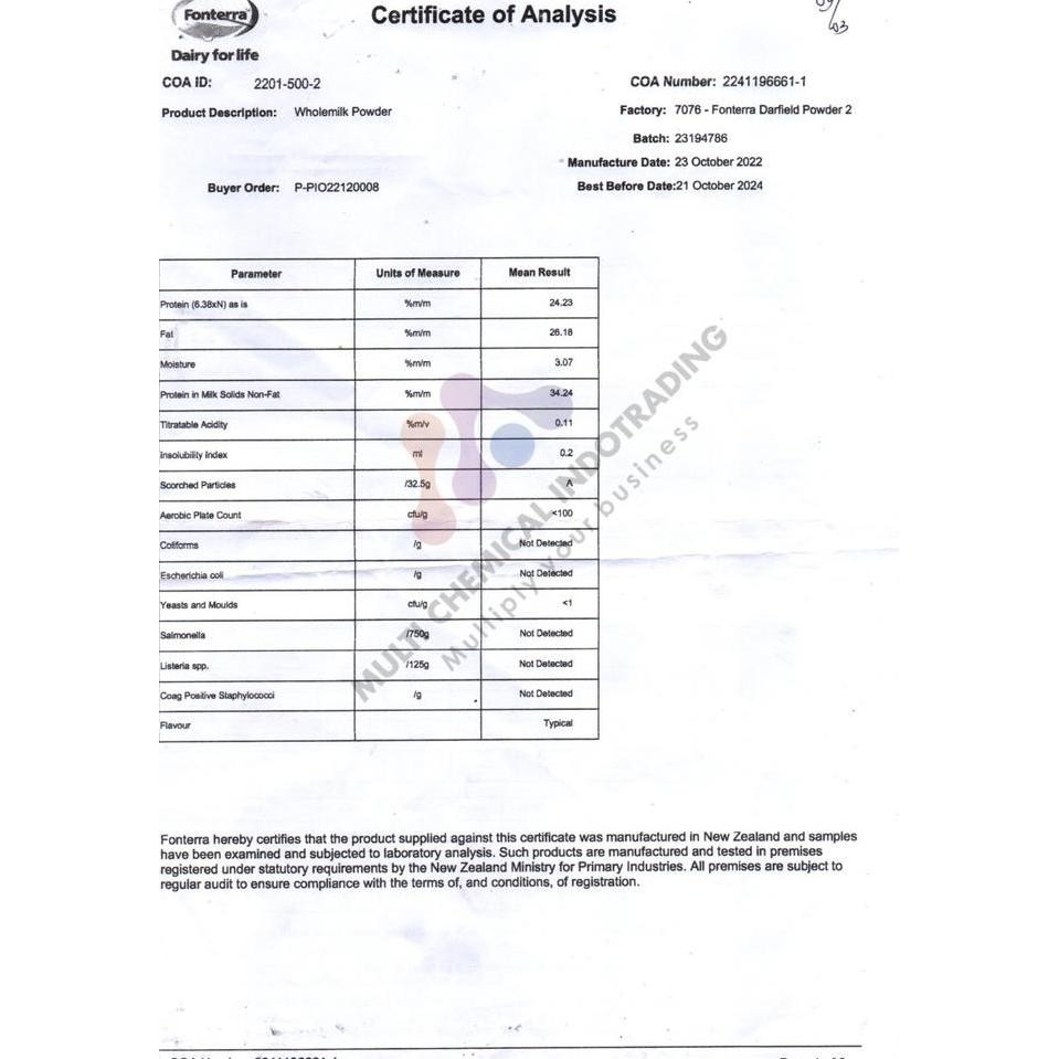 

Grosir Susu Bubuk Full Cream Nzmp || 25 Kg