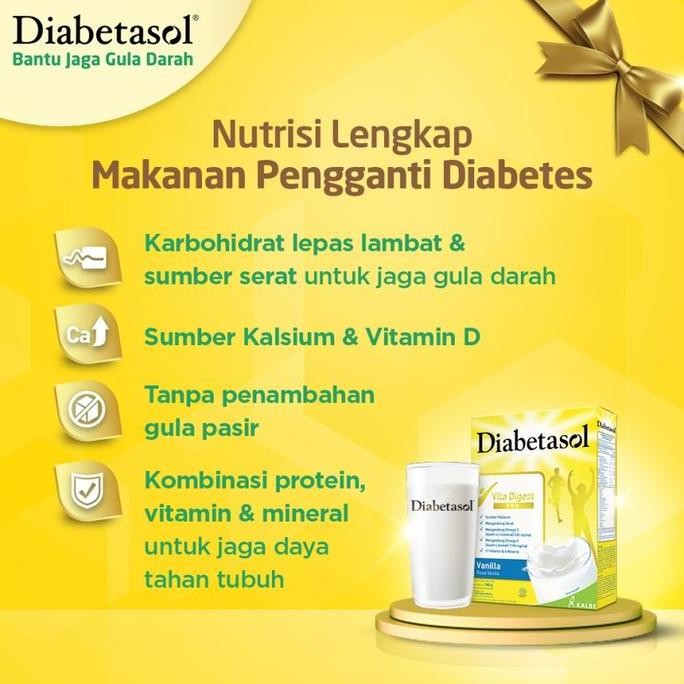 

Grosir Diabetasol 570Gram Rasa Vanilla / Coklat / Cappucino