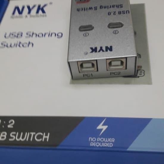 Murah Auto Usb Sharing Switch 1 Printer Ke 2 Pc/Printer Sharing Auto 2 Port