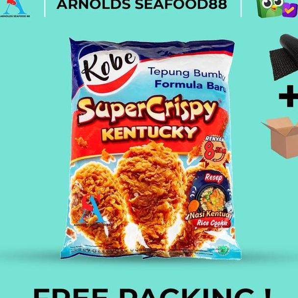 

Tepung Kobe Tepung Bumbu Ayam Crispy Kobe Crispy 870 Gr