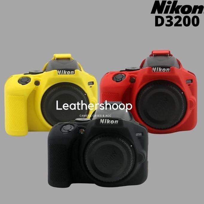 TERBARU RUBBER CASE NIKON D3200 SOFTCASE PELINDUNG BODY KAMERA DSLR