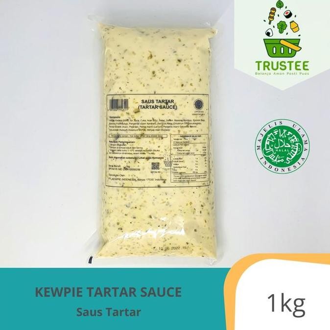 

Tersedia Kewpie Saus Tartar Sauce 1 Kg Mayonnaise Salad Dressing Halal
