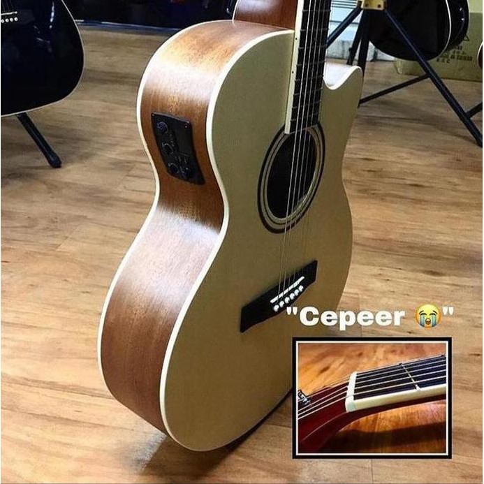 TERBARU GITAR AVALONE AC114CE ORIGINAL - AKUSTIK ELEKTRIK CUTAWAY NATURAL