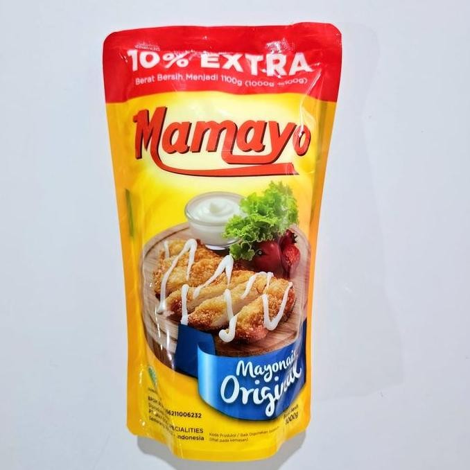 

Tersedia Mamayo Mayonaise Original 1kg Saus Mayones untuk Bakaran Extra 10%