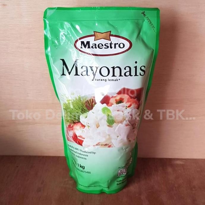 

Tersedia Maestro Mayonnaise 1kg - Saus Mayones Premium Serbaguna
