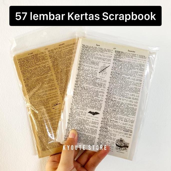 

Tersedia 57 Lembar Kertas Dekorasi Jurnal Retro Jadul Scrapbook Bujo