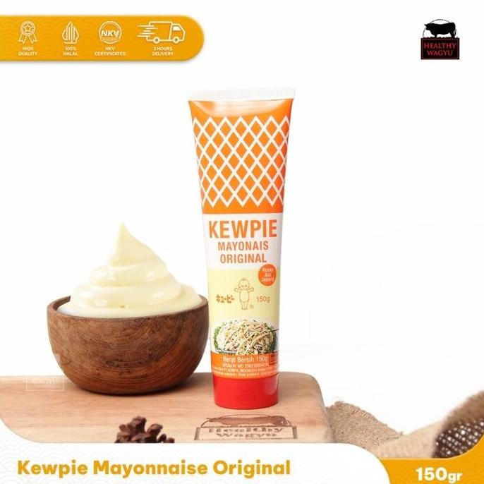 

Tersedia Kewpie Mayonnaise Original Jepang Halal 150gr - Saus Mayo Sachet