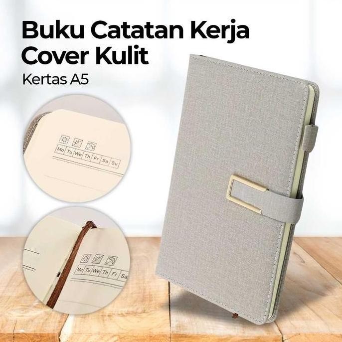 

Tersedia Notebook A5 Buku Jurnal Catatan Diary Cover Kulit Premium