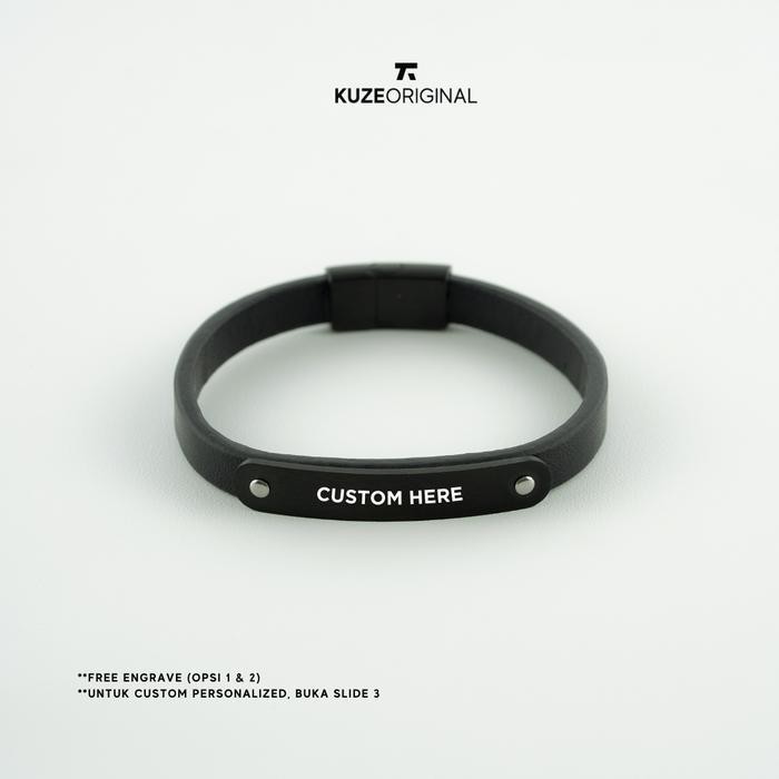 TERLARIS Kuze Original Gelang Kulit Alfred