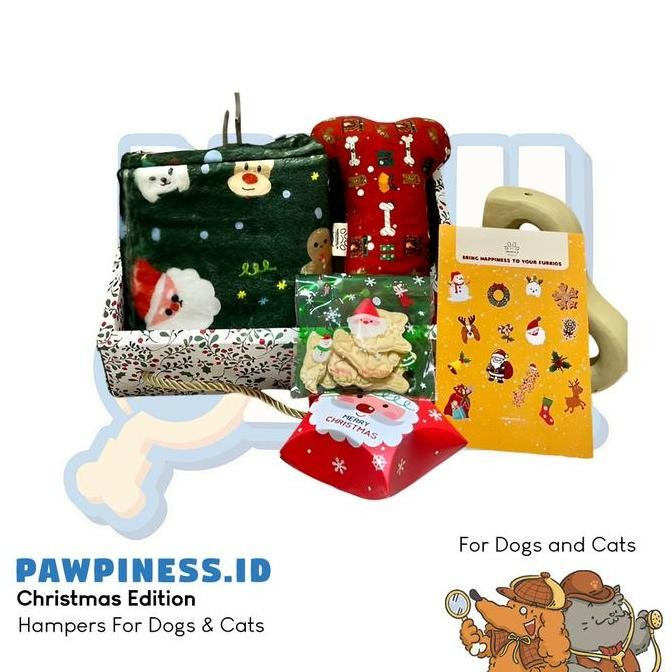 

TERLARIS - PAWPINESS.ID Christmas Edition Hampers Box