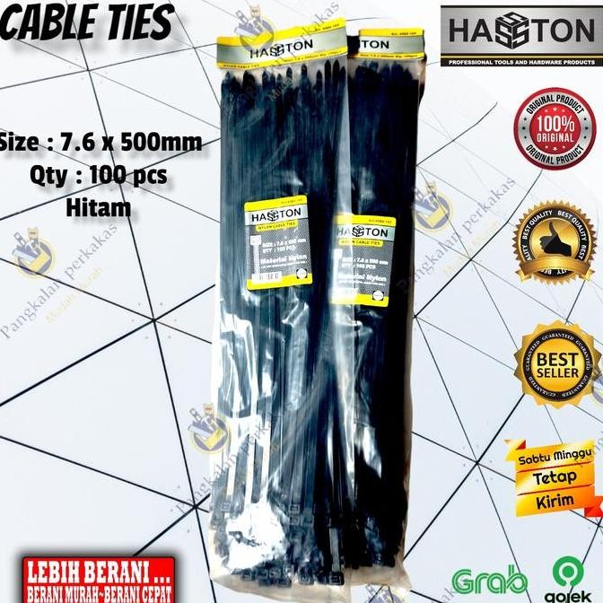 

Diskon! Cable Ties HASSTON PROHEX 50cm Panjang Tahan Panas Kualitas Terbaik