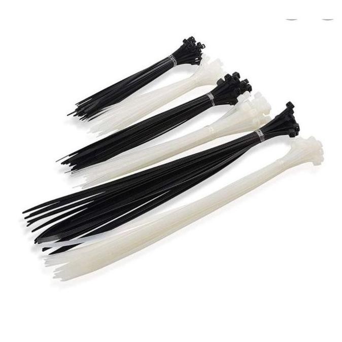 

Diskon! Kabel Ties FORT CV-400T 40cm x 7.6mm Putih Nylon Isi 100pcs