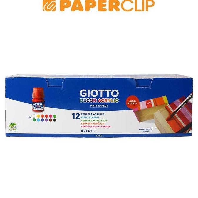 

TERMURAH - CAT ACRYLIC GIOTTO SET 530600 25 12 COLOR