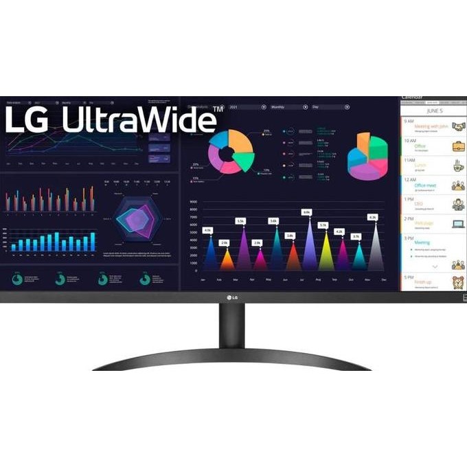 Monitor LG 34" 34WQ500 UltraWide FHD HDR FreeSync Garansi Resmi