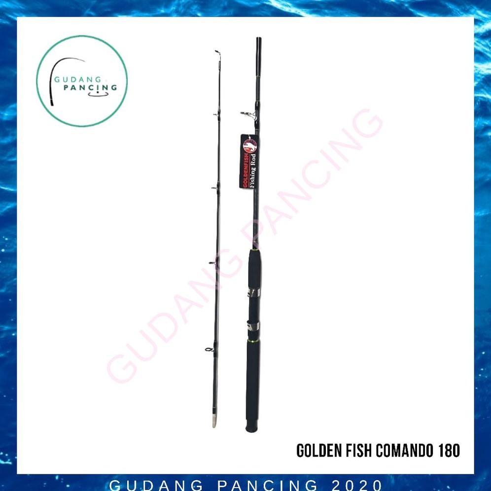 Terlaris Rod / Joran Pancing Golden Fish Comando 180 | Fiber Solid