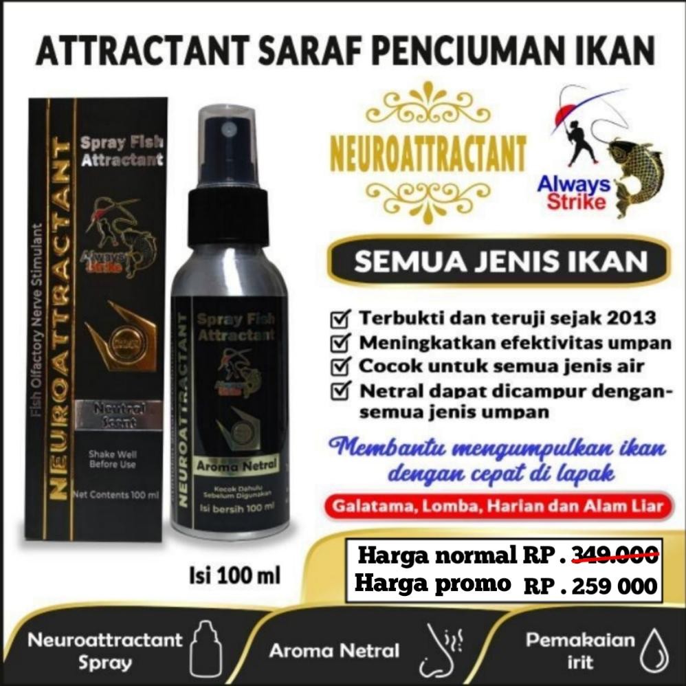 Terlaris Neuroattractant Spray Fish Attractant Campuran Umpan Ikan