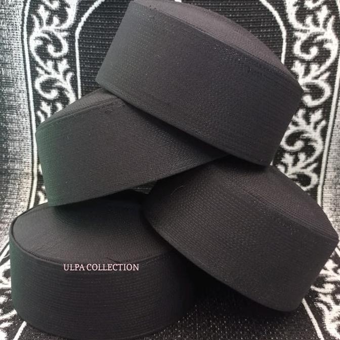 (Allthebest) PECI KALBUT PUTIH/HITAM PECI HAJI SONGKOK KALBUT PUTIH/HITAM Anak dan Dewasa Muslim