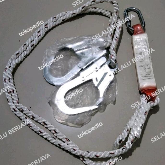 

Tali Lanyard Absober Sb Double Big Hook New Stok