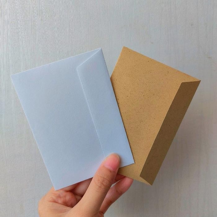 

LFM [50 pcs] Amplop 7x10 cm / Amplop Kecil / Amplop Putih / Amplop Coklat Tanpa Perekat