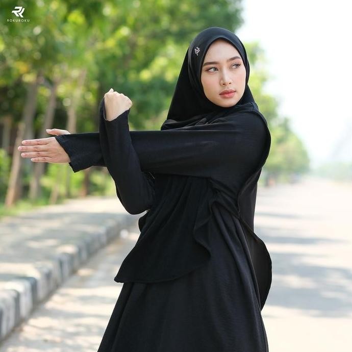 (Allthebest) ROKUROKU.ID | Nea Bergo - Khimar Instan Sporty