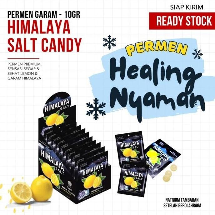 

(Allthebest) (BUNDLE BOX 12 PCS) Himalayan Salt Lemon Candy anti oksidan