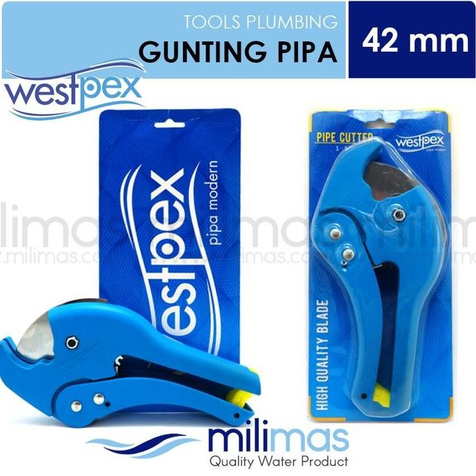 

Westpex - Gunting Cutter Pipa Vinyl / Pvc / Pex /Pex-Al-Pex Besar 42Mm Kualitas Terbaik Harga Termurah