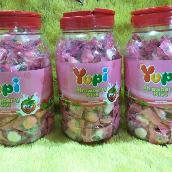 

(Allthebest) permen yupi toples 300gr jajan camilan makanan snack makanan manis